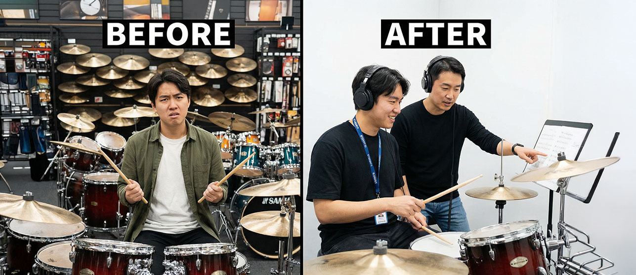 Value of learning first and buy later